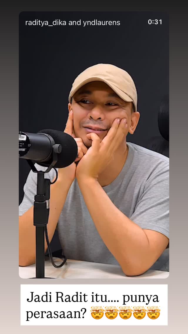 Raditya Dika nangis saat bahas film 'Sore: Istri Dari Masa Depan' [instagram]